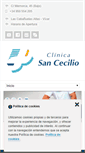 Mobile Screenshot of clinicasancecilio.net